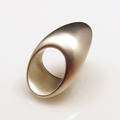 Bamboo Inspired Ring in 925 Sterling Silver